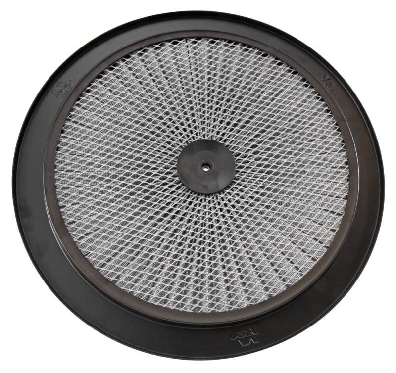 K&N X-Stream Top Filter 14in OD Black Round Lid K&N Engineering Air Filters - Universal Fit