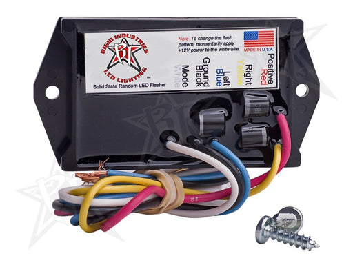 Rigid Industries 6 Amp LED Flasher - 2 Output - 12 Volt Rigid Industries Light Accessories and Wiring