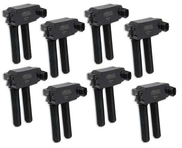 ACCEL SuperCoil - Gen III HEMI 05-24 - 8-Pack - Black - 5.7/6.1/6.2/6.4L 140038K-8 ACCEL Autoparts