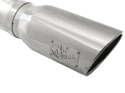 aFe Atlas Exhausts 5in DPF-Back Aluminized Steel Exhaust 2015 Ford Diesel V8 6.7L (td) Polished Tip aFe DPF Back