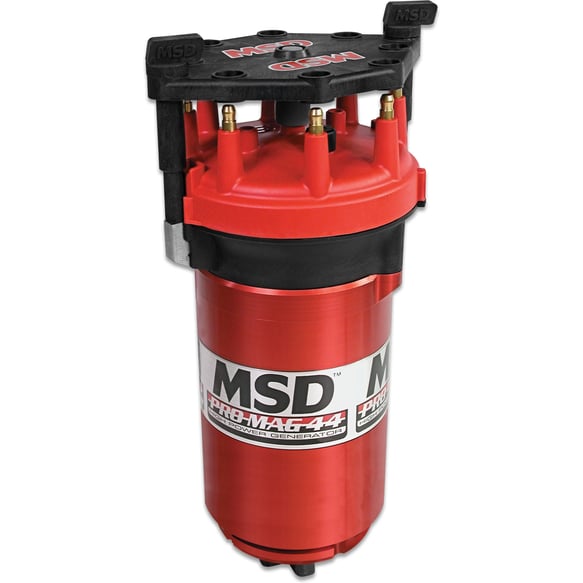 Pro Mag 44 Amp Generator, CCW Rotation, Red, Band Clamp 8140MSD MSD Autoparts