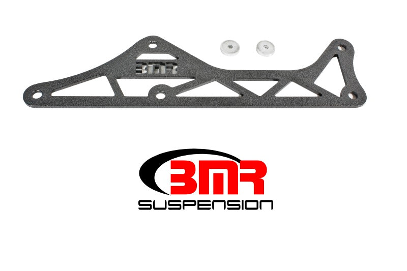 BMR 16-17 6th Gen Camaro Aluminum Driveshaft Tunnel Brace - Black Hammertone BMR Suspension Chassis Bracing
