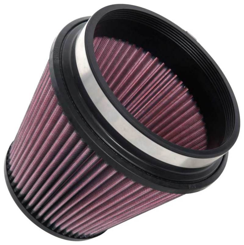 K&N Universal Clamp-On Air Filter 6in FLG / 7-1/2in B / 5in T / 6in H K&N Engineering Air Filters - Universal Fit