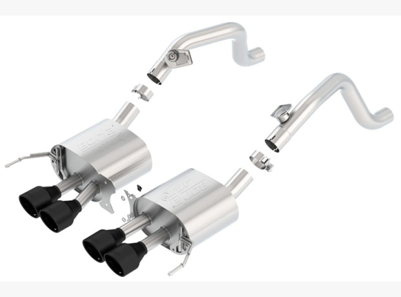 Borla 14-18 C7 Corvette Stingray Axle-Back ATAK Exhaust 2.75in To Muffler Dual 2.0in Out 4.25in Tip Borla Axle Back