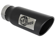 aFe Vulcan 3in 304 SS Cat-Back Exhaust 2021 Ford F-150 V6 2.7L/3.5L (tt)/V8 5.0L w/ Black Tips aFe Catback