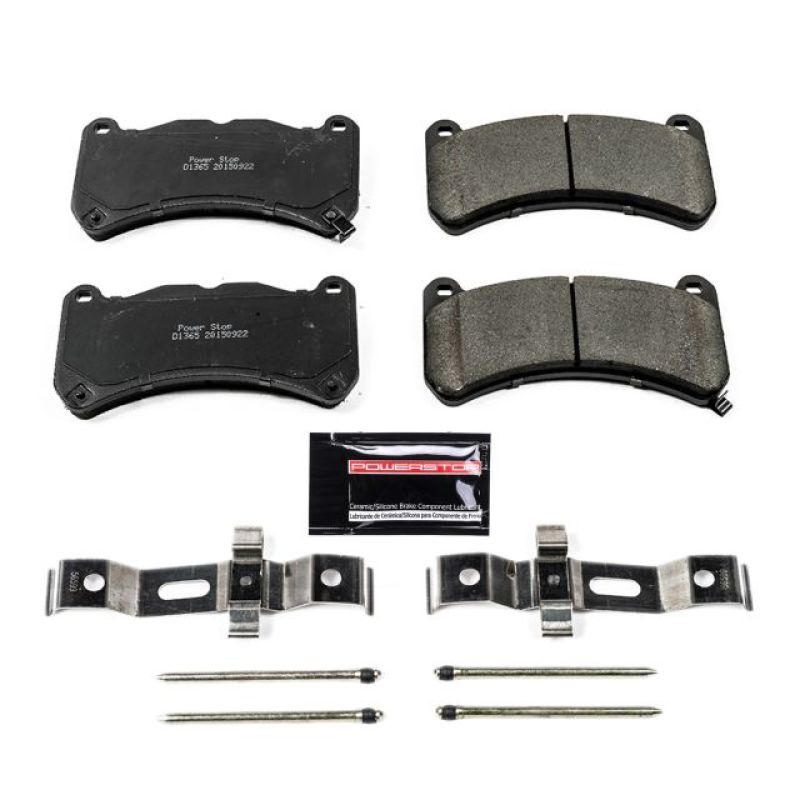 Power Stop 13-14 Ford Mustang Front Z23 Evolution Sport Brake Pads w/Hardware PowerStop Brake Pads - Performance