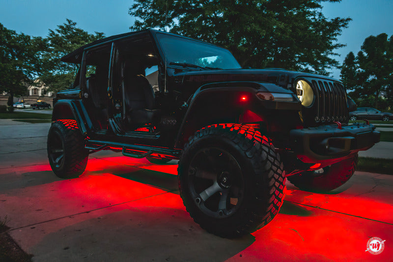 Oracle Bluetooth + RF Underbody Rock Light Kit - 8 PCS - ColorSHIFT ORACLE Lighting Light Bars & Cubes