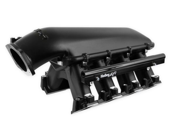 Holley LS Hi-Ram EFI Manifold-Black GM LS7 300-124BK HOLLEY EFI Autoparts