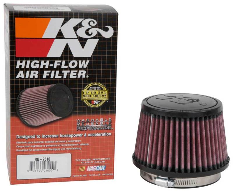 K&N Universal 4 Inch Filter K&N Engineering Air Filters - Universal Fit