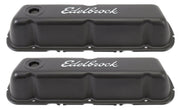Edelbrock Valve Cover Signature Series Ford 260-289-302-351W CI V8 Black Edelbrock Valve Covers