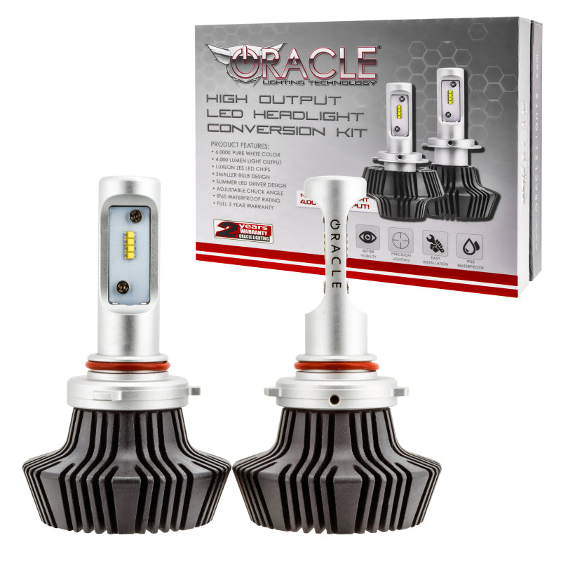 Oracle 9005 4000 Lumen LED Headlight Bulbs (Pair) - 6000K ORACLE Lighting Bulbs