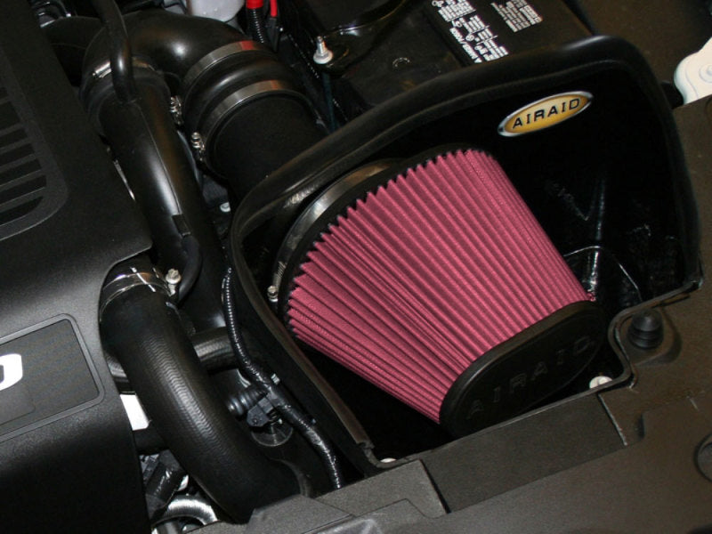 Airaid 10-13 Ford Taurus SHO/Flex 3.5L Turbo MXP Intake System w/ Tube (Oiled / Red Media) Airaid Cold Air Intakes