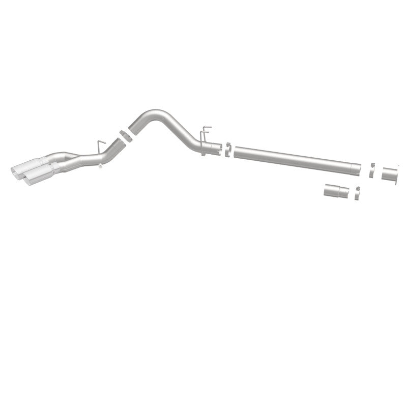MagnaFlow 08-17 Ford F-250/F-350/F-450 4.6L/6.7 DPF-Back SS 4in Dual Single Passenger Side Rear Exit Magnaflow DPF Back