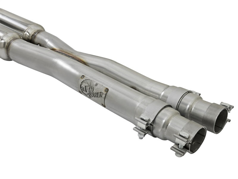 aFe MACHForce XP 3in 304 SS Loud Tone Cat-Back w/ Black Tips 15-17 Ford Mustang V6-3.7L/V8-5.0L aFe Catback