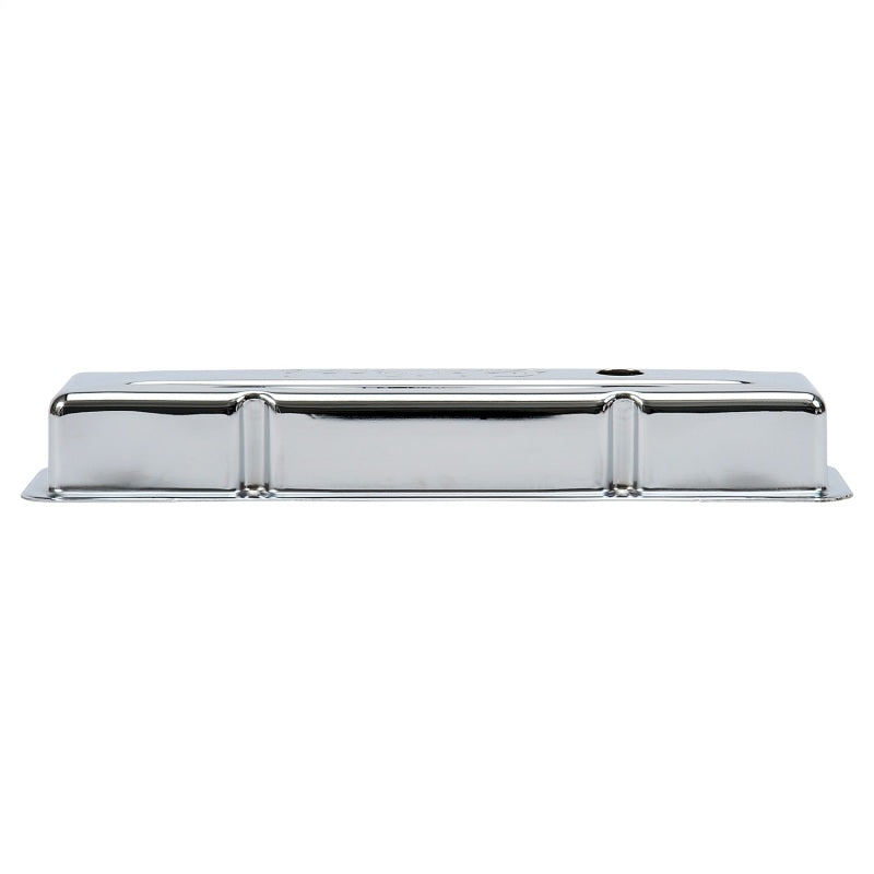 Edelbrock Valve Cover Signature Series Chevrolet 1959-1986 262-400 CI V8 Low Chrome Edelbrock Valve Covers