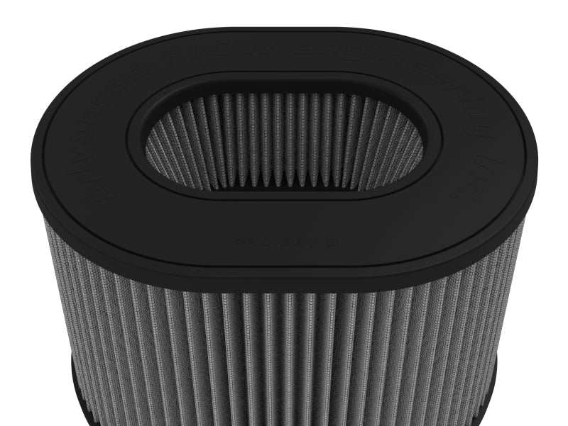 aFe Magnum FORCE Intake Filter w/Pro DRY S 5-1/2IN F x (12-1/4x9-3/4)IN B x (11-1/4x8-3/4)IN Tx8IN aFe Air Filters - Universal Fit