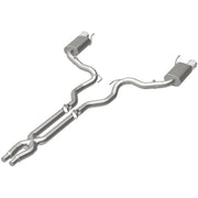 MagnaFlow Cat Back, SS, 3in, Street, Dual Split Polished 4.5in Tips 2015 Ford Mustang GT V8 5.0L Magnaflow Catback