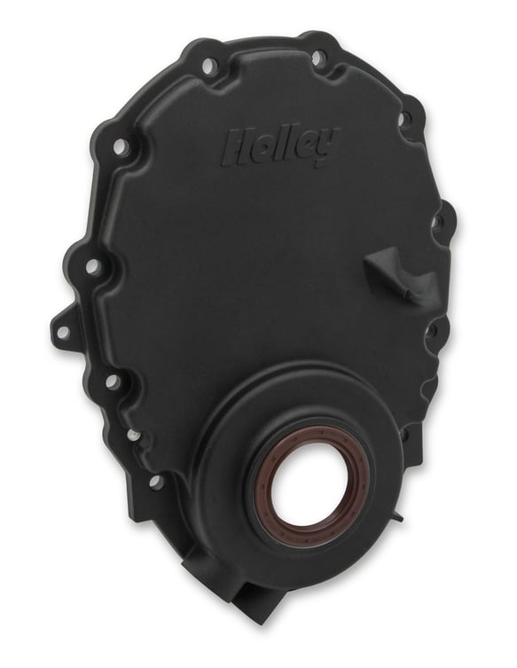 Holley Cast Aluminum Timing Chain Cover 21-153 HOLLEY Autoparts