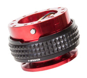 NRG Quick Release Kit - Pyramid Edition - Red Body / Black Pyramid Ring NRG Quick Release Adapters