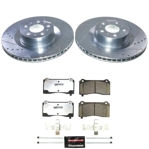 Power Stop 20-24 Tesla Y Front Z26 Street Brake Kit PowerStop Brake Kits - Performance D&S