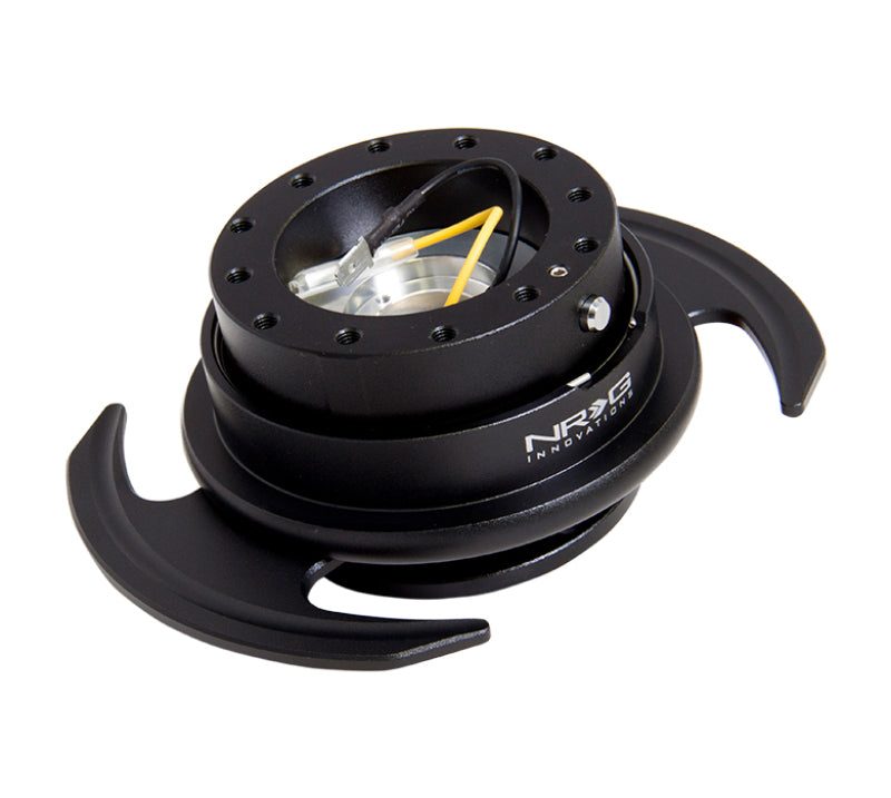 NRG Quick Release Kit Gen 3.0 - Black Body / Black Ring w/Handles NRG Quick Release Adapters