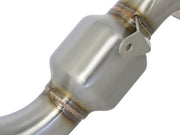 aFe Twisted Steel Down-Pipe Catted 13-16 Cadillac ATS L4-2.0L (t) aFe Downpipes