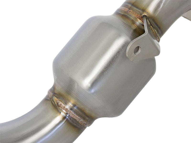 aFe Twisted Steel Down-Pipe Catted 13-16 Cadillac ATS L4-2.0L (t) aFe Downpipes