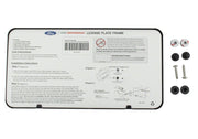 Ford Racing Ford Performance Slim License Plate Frame - Black Stainless Steel Ford Racing License Frame