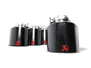 Akrapovic 06-13 Chevrolet Corvette ZO6/ZR1 (C6) Tail Pipe Set (Carbon 125 mm) Akrapovic Tips