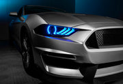 Oracle 18-21 Ford Mustang Dynamic DRL w/ Halo Kit & Sequential Turn Signal - ColorSHIFT ORACLE Lighting Headlights