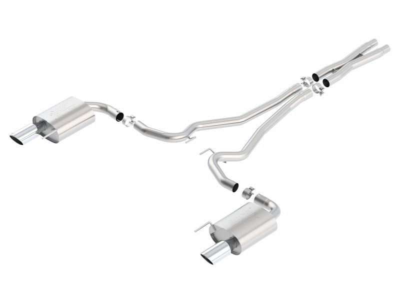 Borla Atak S Cat-Back 15-17 Ford Mustang GT 5.0L V8 MT/AT 2.5in pipe 4in tip Borla Catback