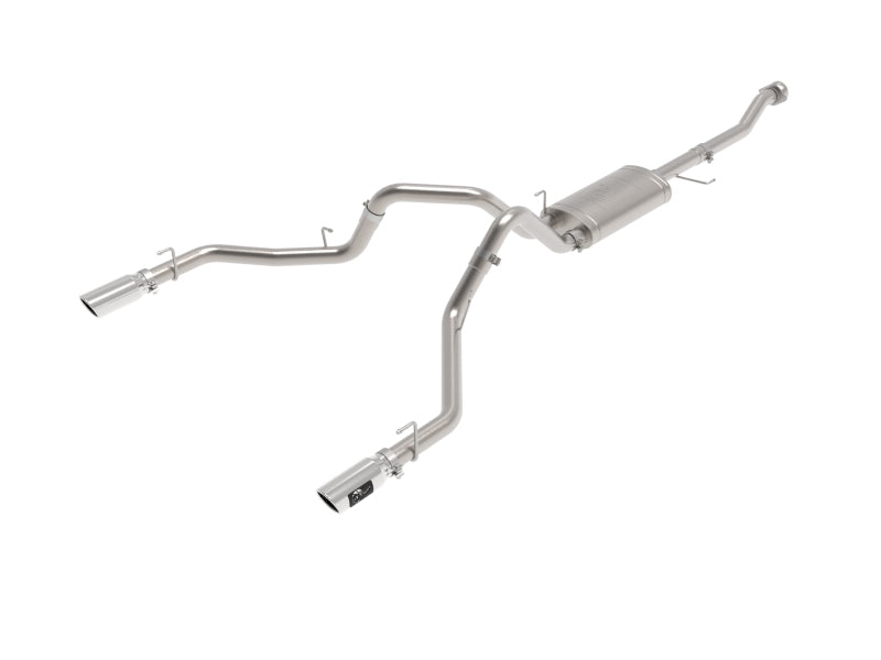 aFe Vulcan 3in 304 SS Cat-Back Exhaust 2021 Ford F-150 V6 2.7L/3.5L (tt)/V8 5.0L w/ Polished Tips aFe Catback