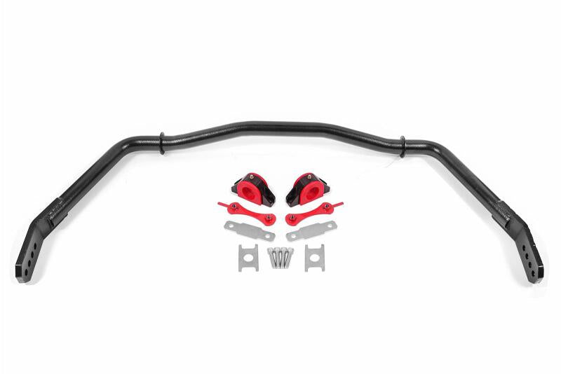 BMR 05-14 Ford Mustang Front Hollow 38mm Sway Bar Kit w/ Bushings - Hammertone Black BMR Suspension Sway Bars