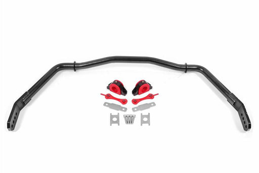 BMR 05-14 Ford Mustang Front Hollow 38mm Sway Bar Kit w/ Bushings - Hammertone Black BMR Suspension Sway Bars