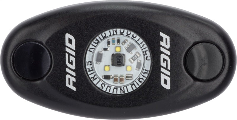 Rigid Industries A-Series Light - Black - High Strength - Amber Rigid Industries Light Bars & Cubes