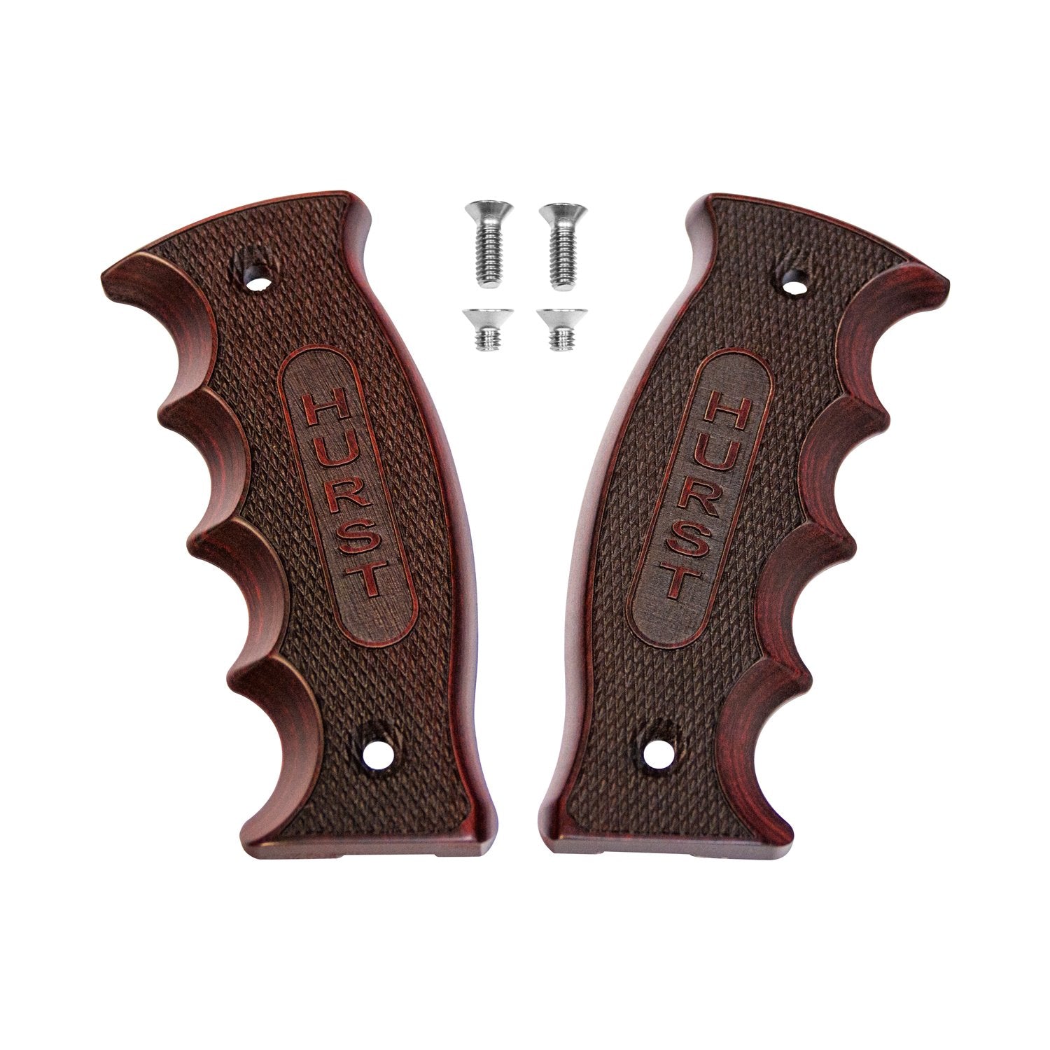 Hurst Replacement Pistol Grip Side Grip Plates in Rosewood