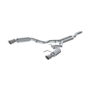 MBRP 15-19 Ford Mustang EcoBoost 2.3L Alum 3in Cat Back Dual Split Rear Exit (Race Version) MBRP Catback