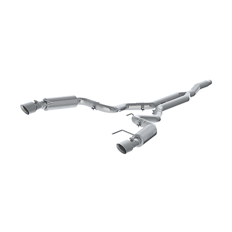 MBRP 15-19 Ford Mustang EcoBoost 2.3L Alum 3in Cat Back Dual Split Rear Exit (Race Version) MBRP Catback