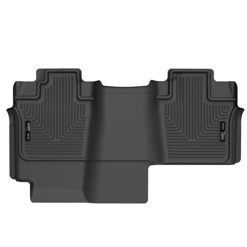 Husky Liners 04-08 Ford F-150 SuperCrew Cab Pickup 2nd Row Floor Liner (Black) Husky Liners Floor Mats - Rubber
