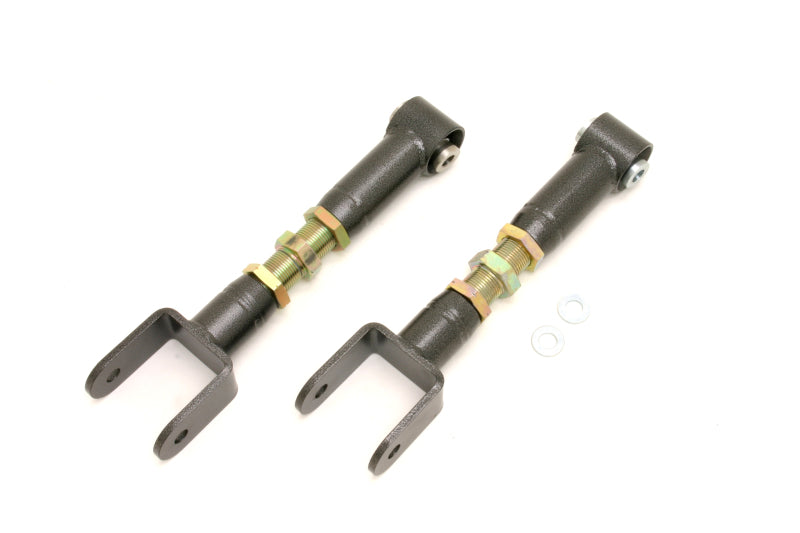 BMR 78-87 G-Body Upper Control Arms On-Car Adj. w/ Spherical Bearings - Black Hammertone BMR Suspension Control Arms