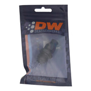 DeatschWerks 8AN Male Flare to 5/16in Hardline Compression Adapter - Anodized Matte Black DeatschWerks Fuel Components Misc