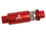 Aeromotive In-Line Filter - AN-10 size - 40 Micron SS Element - Red Anodize Finish Aeromotive Fuel Filters