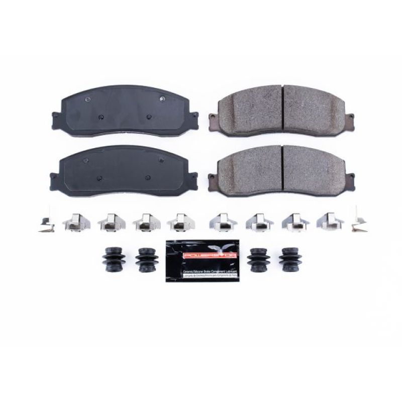 Power Stop 2012 Ford F-250 Super Duty Front Z23 Evolution Sport Brake Pads w/Hardware PowerStop Brake Pads - Performance