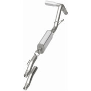 MagnaFlow 11 Ford F-150 3.7L/5.0L/6.2L SS Catback Exhaust Single Rear Side Exit w/ 4in SS Tips Magnaflow Catback