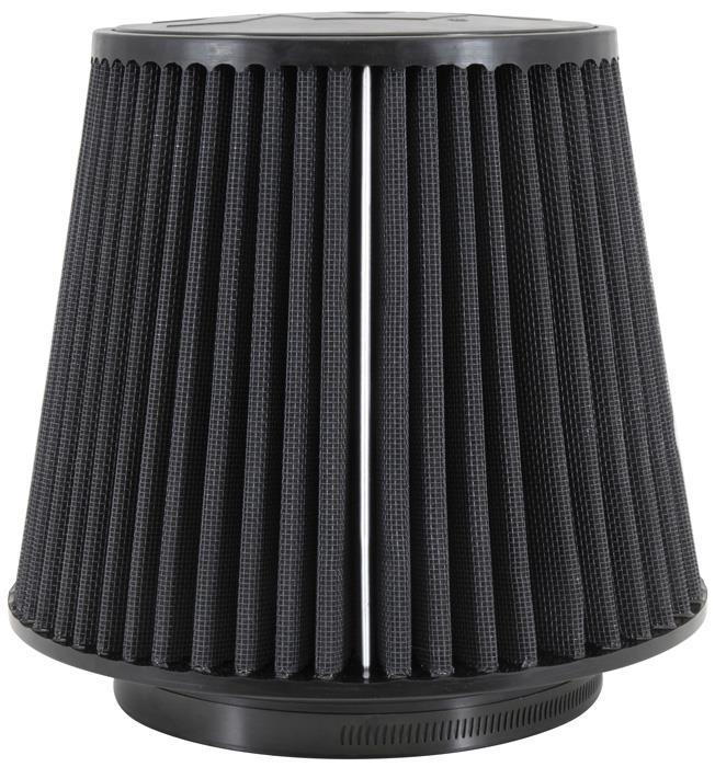 K&N Universal Rubber Filter-Round Tapered 6in Flange ID x 9in Base OD x 6.625in Top OD x 7.5in H K&N Engineering Air Filters - Universal Fit
