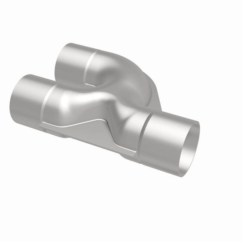 MagnaFlow Smooth Trans Y 2.50inch SS 90 deg. Magnaflow Y Pipes