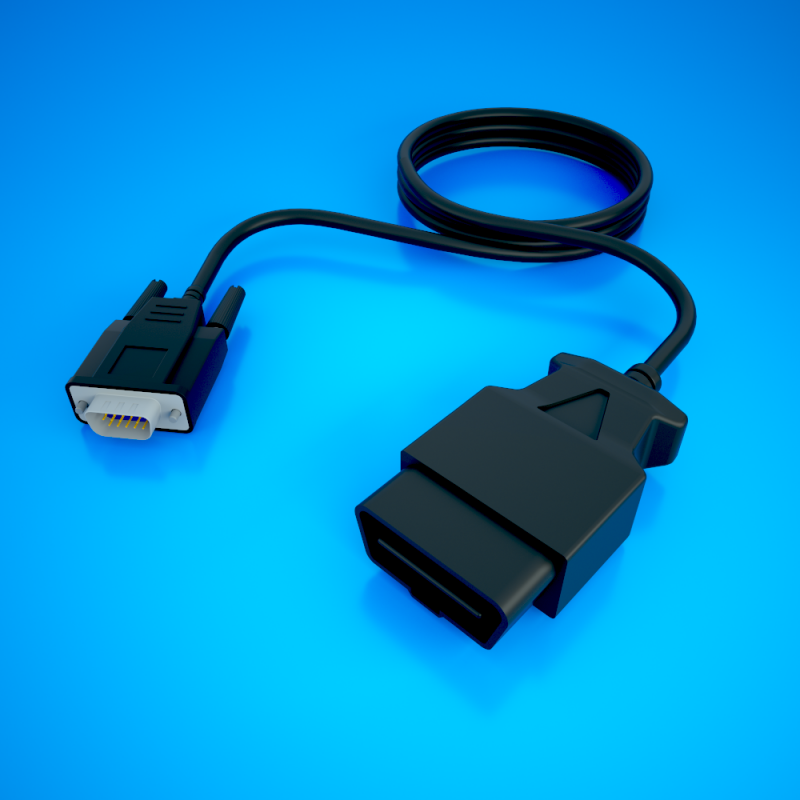 HPT DB-15 OBD-2 Cable for MPVI HP Tuners Programmer Accessories