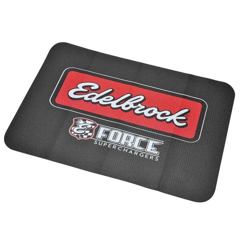 Edelbrock Racing Fender Cover - PVC Foam Mat - 2 Color Printed Edelbrock Racing Logo Edelbrock Hardware Kits - Other