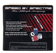 Spectre Adjustable Conical Air Filter 5-1/2in. Tall (Fits 3in. / 3-1/2in. / 4in. Tubes) - Red Spectre Air Filters - Universal Fit