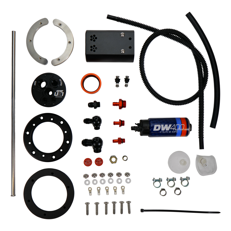 DeatschWerks Universal X1 Module w/ bucket and DW400 pump DeatschWerks Fuel Pump Hangers